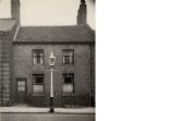 Photograph of the premises of Leek Bank, c.1870
