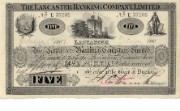 £5 note of Lancaster Banking Co, 1907