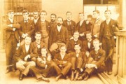 Photograph of the staff of the country office of Glyn, Mills & Co, 1896