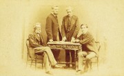 Photograph of the partners in Heywood Brothers & Co, 1864