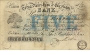 £5 note of Tring, Aylesbury & Chesham Bank, 1891 