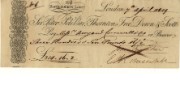 Cheque of Pole, Thornton, Free, Down & Scott, 7 April 1819