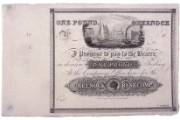 £1 note of Greenock Banking Company, 1830s