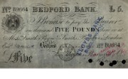 £5 note of Thomas Barnard & Co, 1905