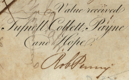 Bill of exchange of Tufnell, Collett, Payne & Hope, 1821