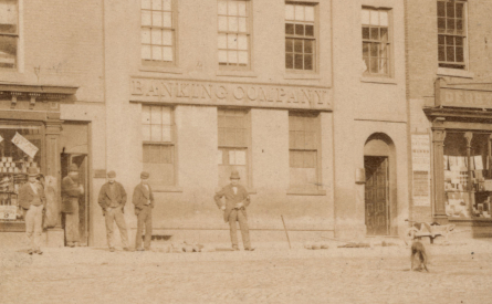 Photograph of Chesterfield branch, c.1880