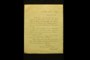 Acquisition letter, 1924