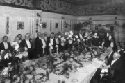 Bank dinner photograph, 1905