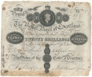 Royal Bank of Scotland £1 note, 1827