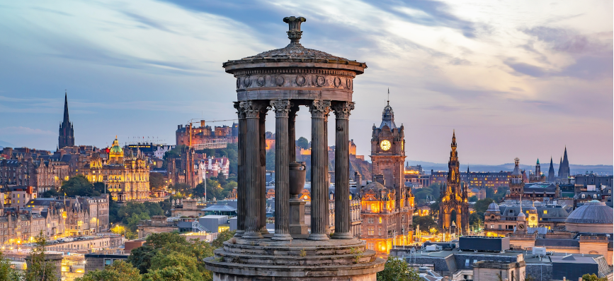 This image shows Edinburgh skyline 
