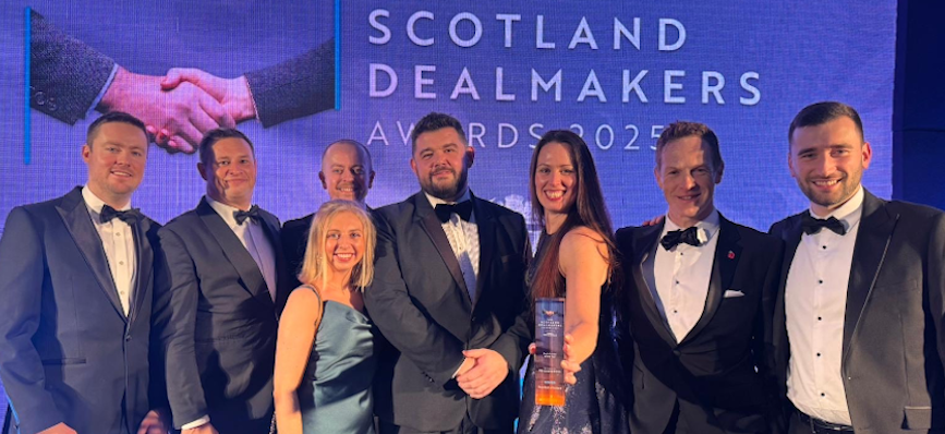 Royal Bank of Scotland colleagues at the 2025 Insider Scotland Dealmakers Awards ceremony