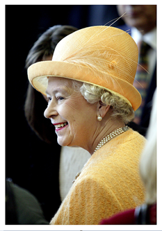 Her Majesty The Queen smiling