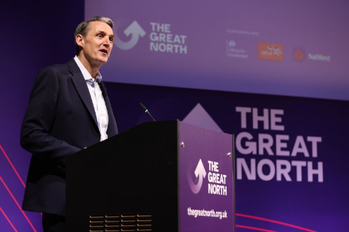 This image shows Paul Thwaite at The Great North Summit