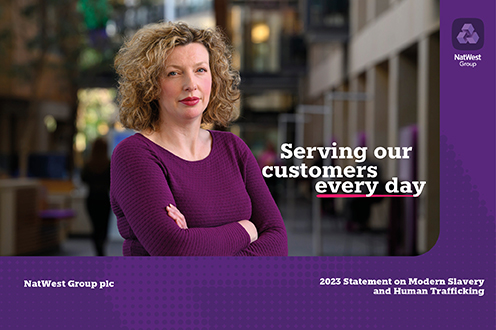 Front cover of 2023 Statement on Modern Slavery and Human Trafficking
