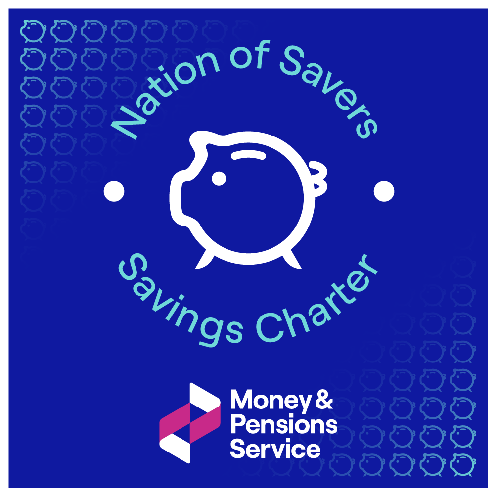 Money & Pension Services Nation of savers badge