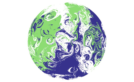 COP26 globe symbol